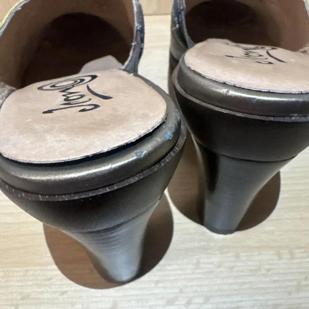 ICON Los Angeles Leather Gustav Klimt Wearable Art High Heels 10